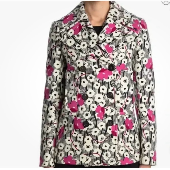 Valentino Caban Floral Wool Blend Blazer Jacket Coat BRAND NEW reg $3980 size 42 - Picture 8 of 12